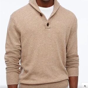 J. Crew Shawl-Collar Merino Wool Sweater